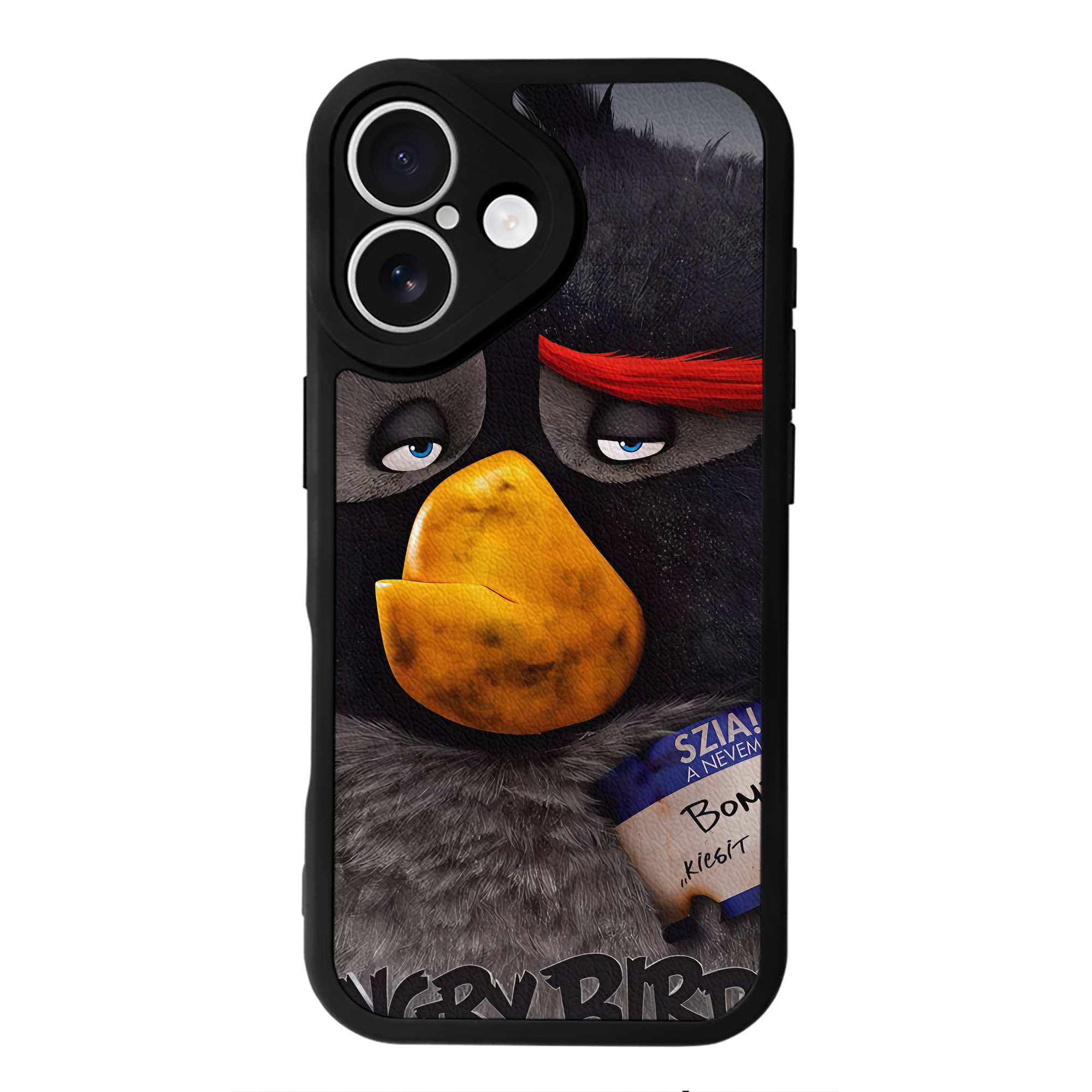 （画像用） Angry Birds アングリーバード 【iPhone 16シリーズ対応】シリコンスマホケース（レザー調） 材質：シリコン